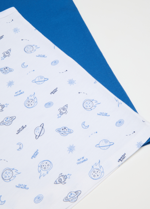 OVS Kids Lenjerie White/Lt Blue Baieti 3-10 Ani [3]