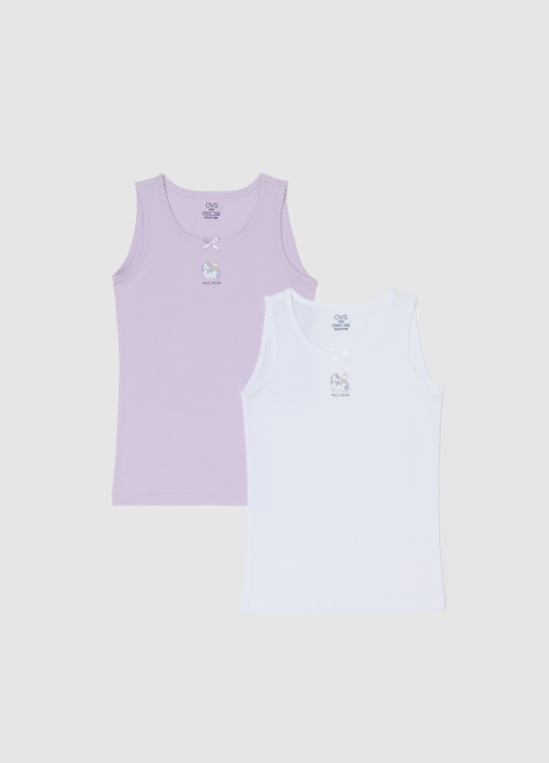 OVS Kids Lenjerie White/Violet Fete 3-10 Ani [1]