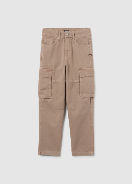 OVS Kids Pantaloni Bej Baieti 10-15 Ani [1]