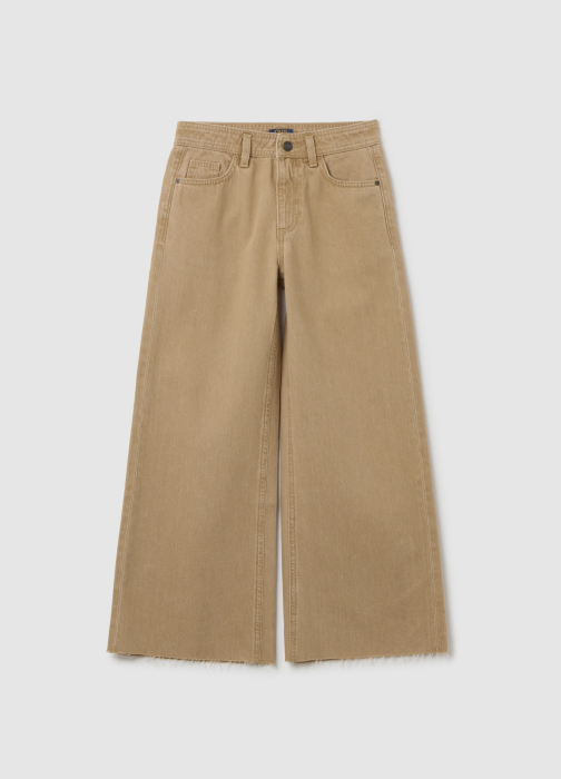 OVS Kids Pantaloni Gabardin Bej Fete 10-15 Ani [1]