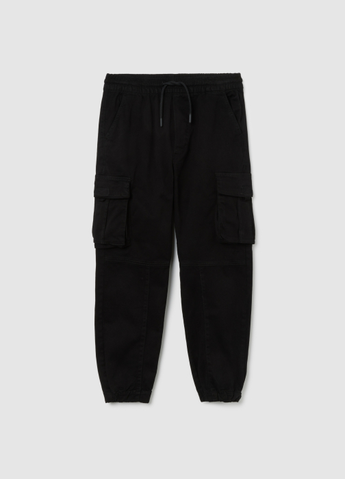 OVS Kids Pantaloni Gabardin Black Beauty  Baieti 10-15 Ani [1]