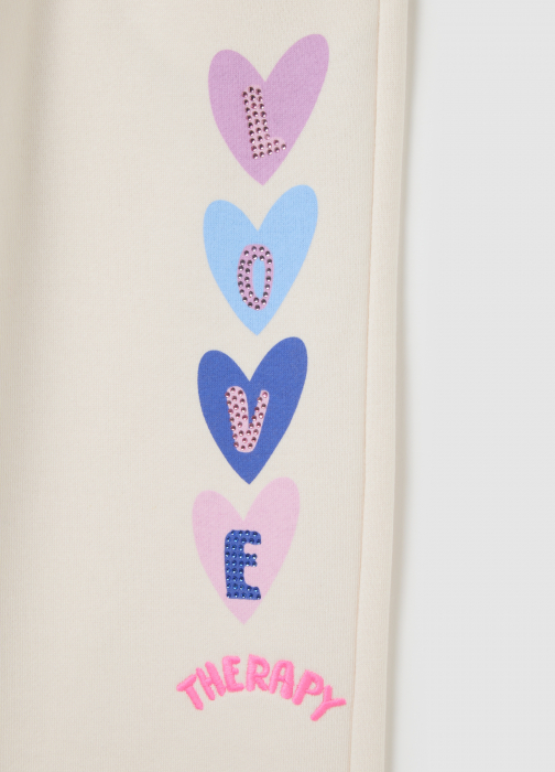 OVS Kids Pantaloni Gabardin Cream Pink Fete 3-10 Ani [3]