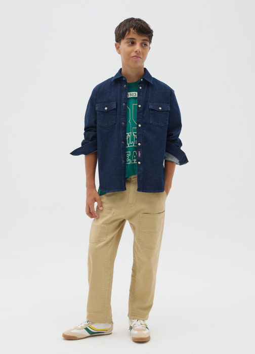 OVS Kids Pantaloni Gabardin Curds & Whey Baieti 10-15 Ani [1]