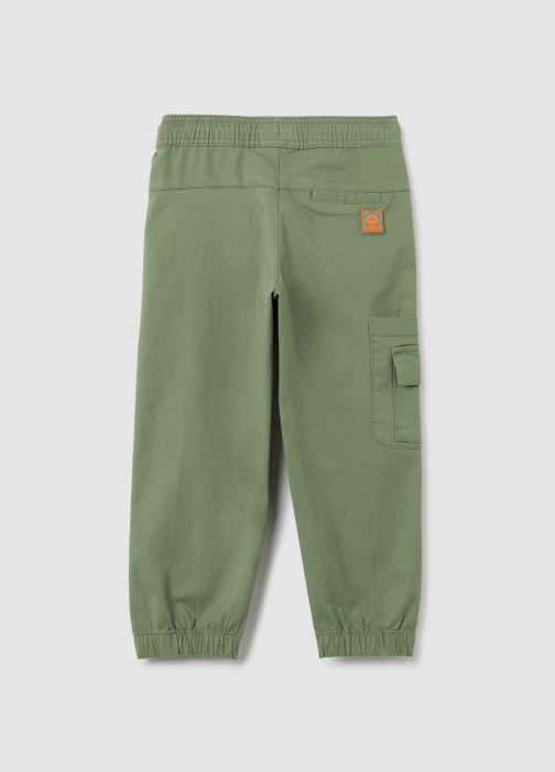 OVS Kids Pantaloni Gabardin Granite Green Baieti 3-10 Ani [2]