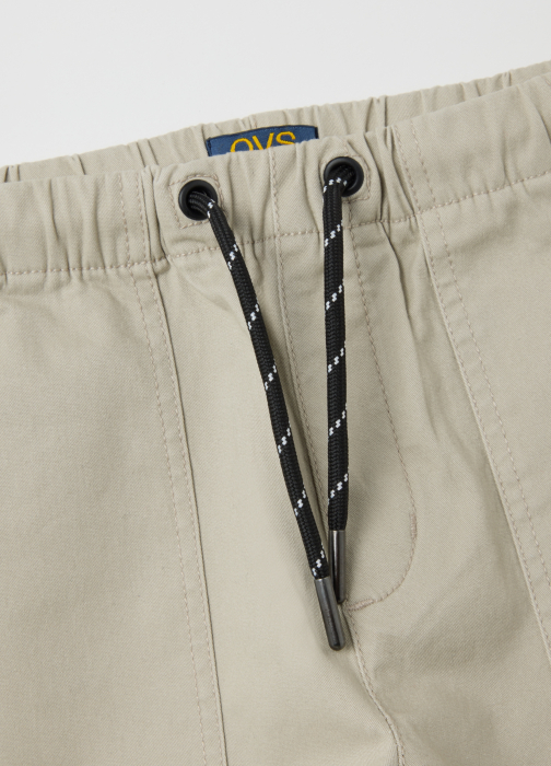 OVS Kids Pantaloni Gabardin Gri Baieti 3-10 Ani [4]