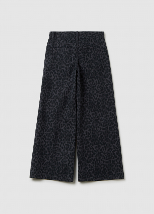 OVS Kids Pantaloni Gabardin Gri/Negri Fete 10-15 Ani [5]