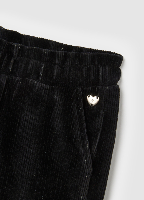 OVS Kids Pantaloni Negri Fete 9-36 Luni [4]