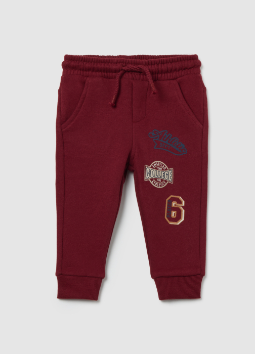 OVS Kids Pantaloni Sport Bordo Baieti 9-36 Luni [1]