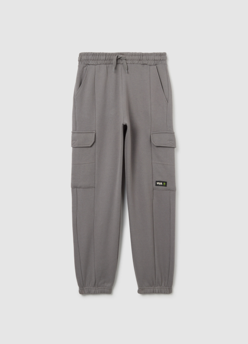 OVS Kids Pantaloni Sport Gray Quill Baieti 10-15 Ani [1]