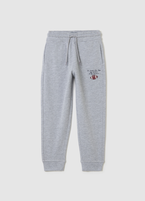OVS Kids Pantaloni Sport Gri Deschis Baieti 3-10 Ani [1]