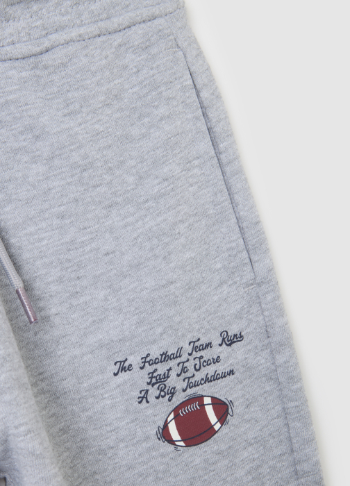 OVS Kids Pantaloni Sport Gri Deschis Baieti 3-10 Ani [3]