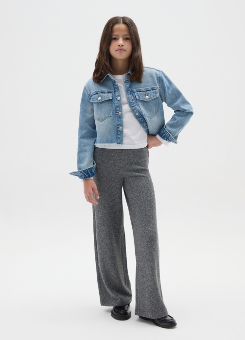 OVS Kids Pantaloni Sport Gri Fete 10-15 Ani [1]