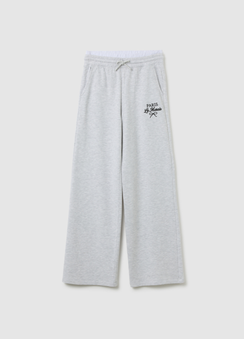 OVS Kids Pantaloni Sport Gri Fete 10-15 Ani [1]