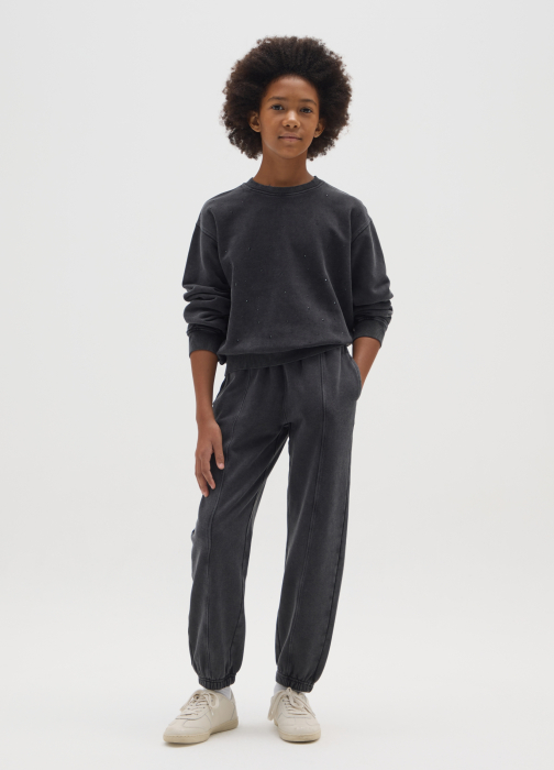 OVS Kids Pantaloni Sport Gri Inchisi Fete 10-15 Ani [1]