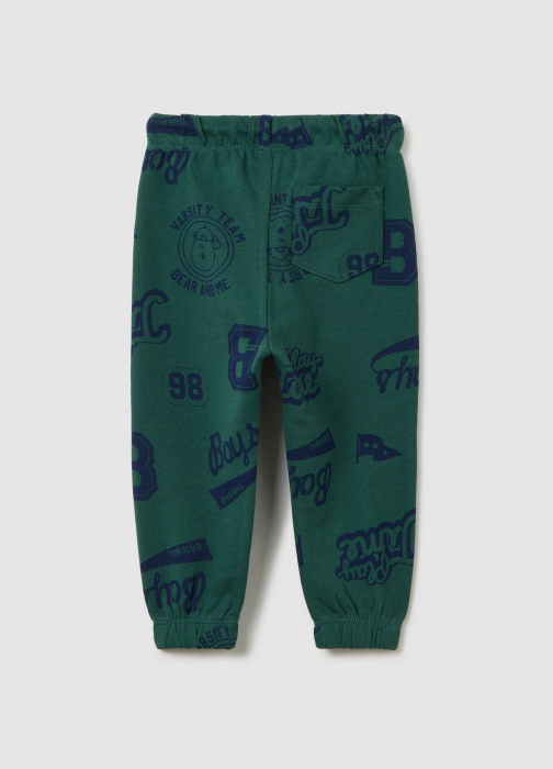 OVS Kids Pantaloni Sport Hunter Green Baieti 9-36 Luni [2]