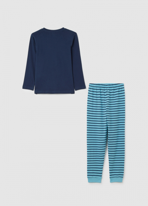 OVS Kids Pijama Blue/Lt Blue Baieti 3-10 Ani [2]