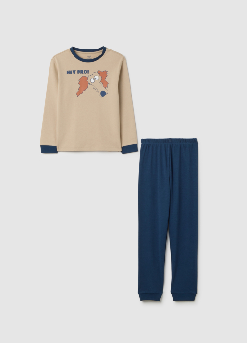 OVS Kids Pijama Cofe-Blue Baieti 3-10 Ani [1]