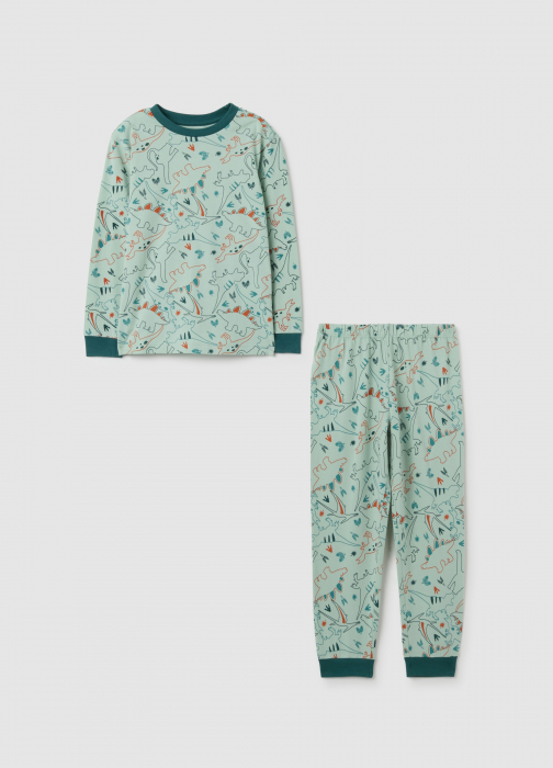 OVS Kids Pijama Silt Green Baieti 3-10 Ani [1]