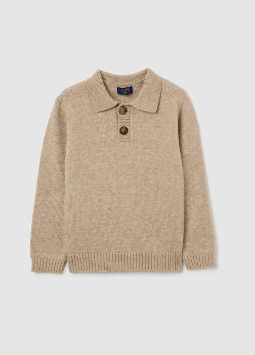 OVS Kids Pulover Beige Melange Baieti 3-10 Ani [1]