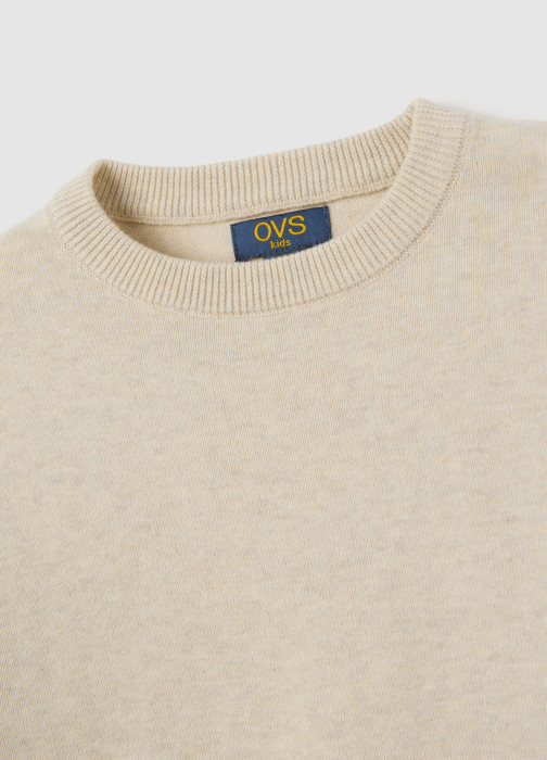 OVS Kids Pulover Beige Melange Baieti 3-10 Ani [3]