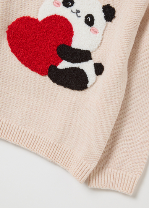 OVS Kids Pulover Creme De Peche Fete 9-36 Luni [4]