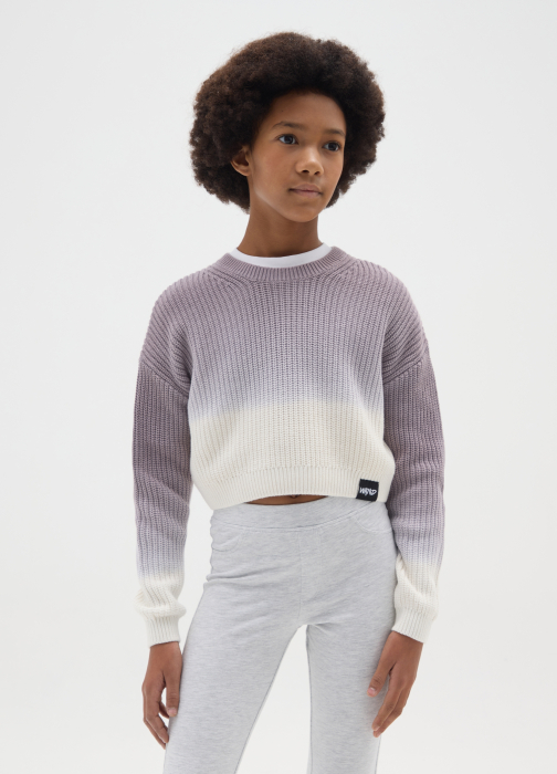 OVS Kids Pulover Violet/White Fete 10-15 Ani [1]