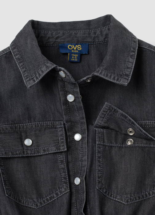 OVS Kids Rochie Gri Fete 3-10 Ani [4]