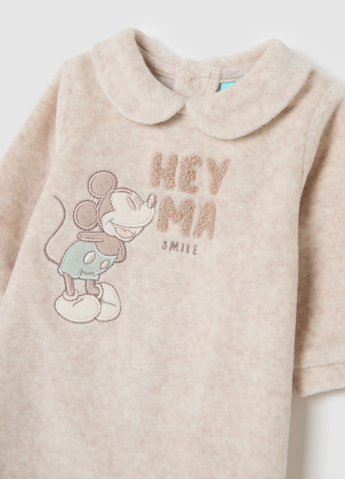 OVS Kids Salopeta Beige Melange Baieti 0-9 Luni [3]