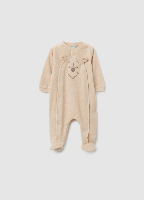 OVS Kids Salopeta Beige Melange Baieti 0-9 Luni [1]