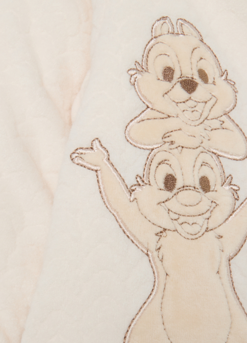 OVS Kids Salopeta Beige Melange Baieti 0-9 Luni [3]