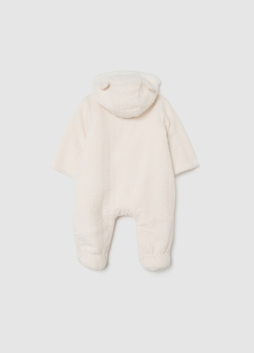 OVS Kids Salopeta Beige Melange Baieti 0-9 Luni [2]