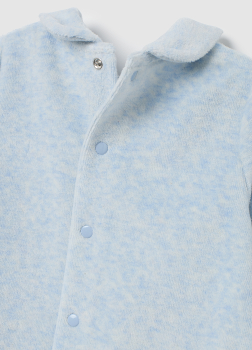 OVS Kids Salopeta Light Blue Melange Baieti 0-9 Luni [4]