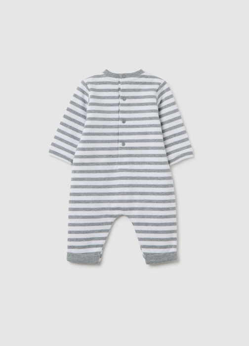 OVS Kids Salopeta Lucent White Baieti 0-9 Luni [2]