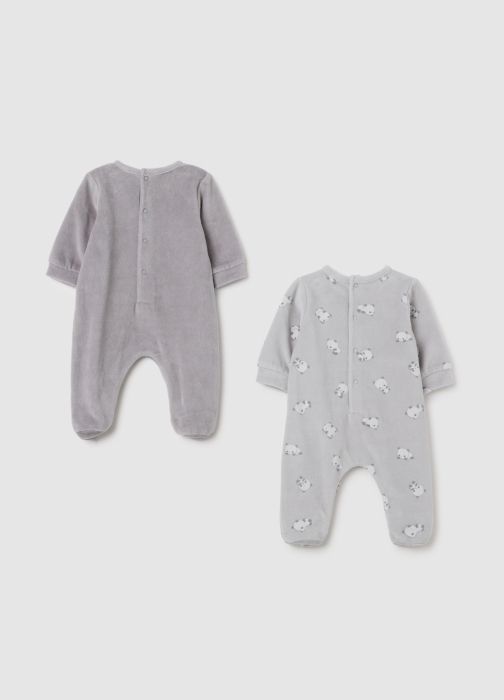 OVS Kids Salopeta-Pijama Ultimate Gray Baieti 9-36 Luni [2]