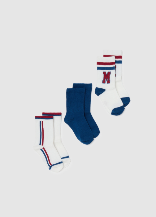 OVS Kids Set Ciorapi Alb/Blue Baieti 10-15 Ani [1]