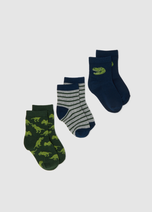 OVS Kids Set Ciorapi Albastru/Verde Baieti 10-15 Ani [1]