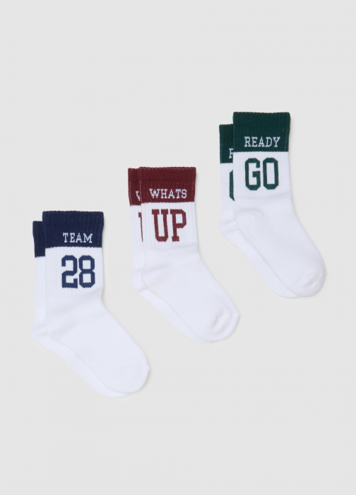 OVS Kids Set Ciorapi Brilliant White Baieti 10-15 Ani [1]