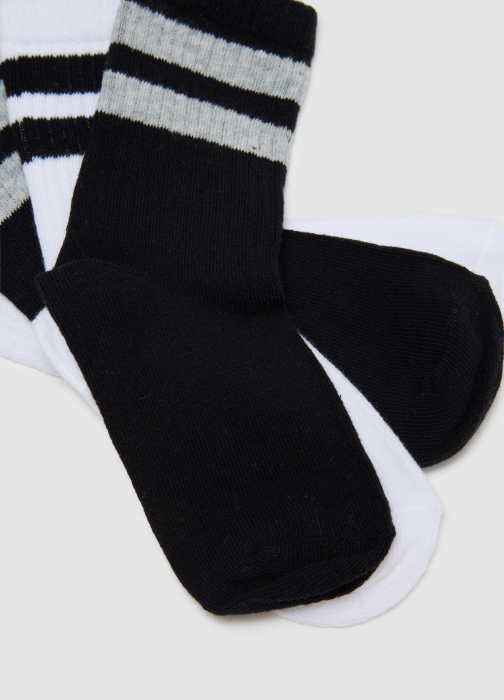 OVS Kids Set Ciorapi Gri/Negru Baieti 10-15 Ani [3]