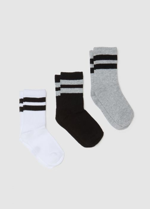 OVS Kids Set Ciorapi Gri/Negru Baieti 10-15 Ani [1]