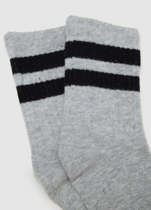 OVS Kids Set Ciorapi Gri/Negru Baieti 10-15 Ani [2]