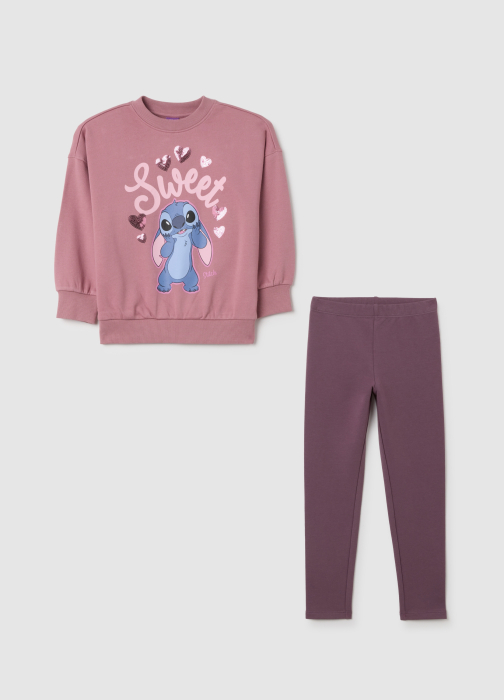 OVS Kids Set Hanorac+Jogger Dusky Orchid Fete 3-10 Ani [1]
