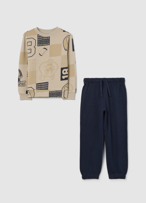 OVS Kids Set Hanorac+Jogger Gri Deschis Baieti 3-10 Ani [1]