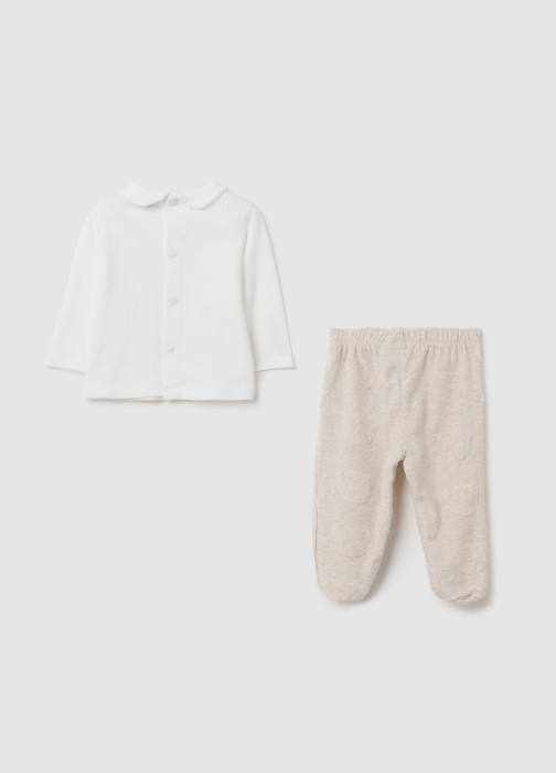 OVS Kids Набор Платье+Легинсы Для Девочек Beige Melange 0-9 Месяцев [2]