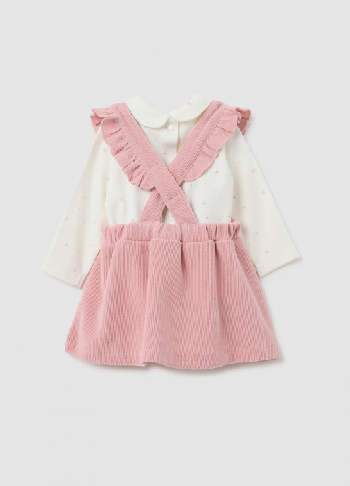 OVS Kids Set Rochie+Leggins Roz Pal Fete 0-9 Luni [2]