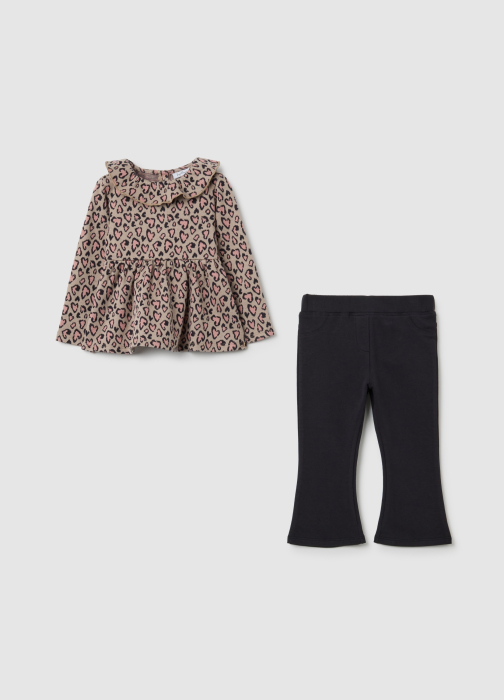 OVS Kids Set Sport Almond Peach Fete 9-36 Luni [1]