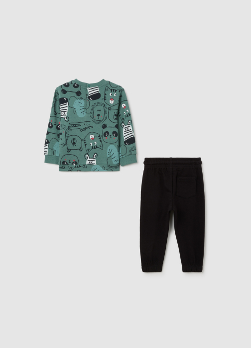 OVS Kids Set Sport Sagebrush Green Baieti 9-36 Luni [2]