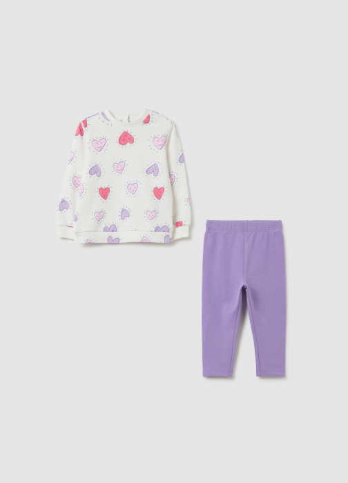 OVS Kids Set Sport White Alyssum Fete 9-36 Luni [1]