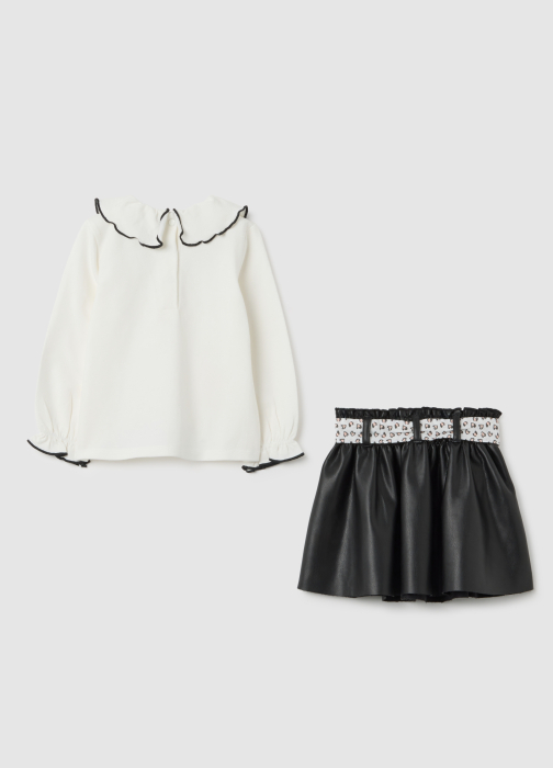 OVS Kids Набор Футболка+Юбка Для Девочек White Alyssum 9-36 Месяцев [2]