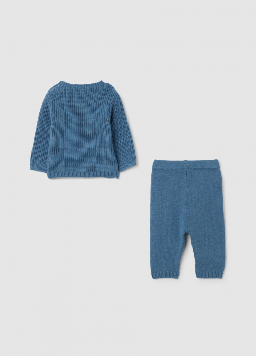 OVS Kids Set Tricou + Pantaloni Coronet Blue Baieti 0-9 Luni [2]