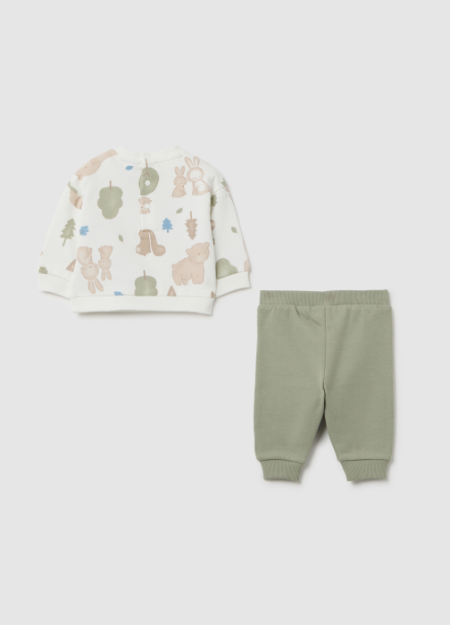 OVS Kids Set Tricou + Pantaloni Seagrass Baieti 0-9 Luni [2]